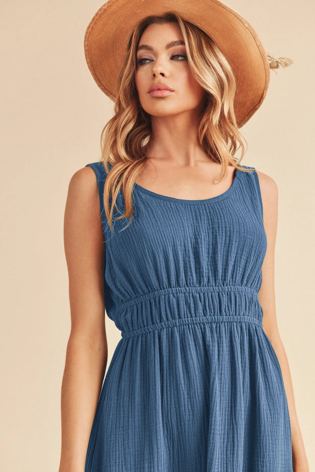 Darci Dress - Azure Blue