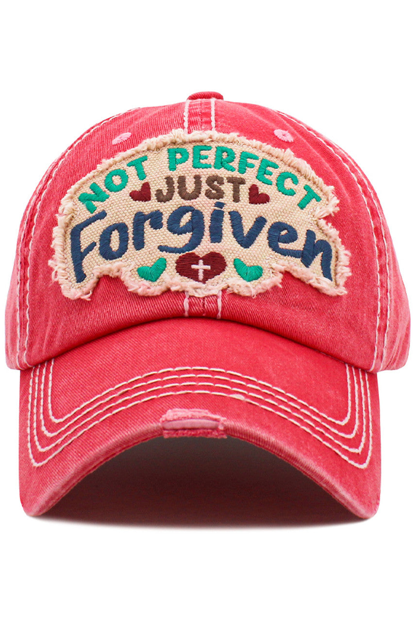 Not Perfect Just Forgiven Hat