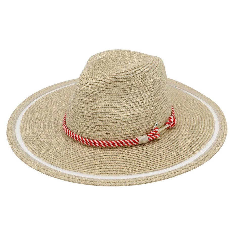Nautical Rope with Anchor Detail Sheer Brim Sun