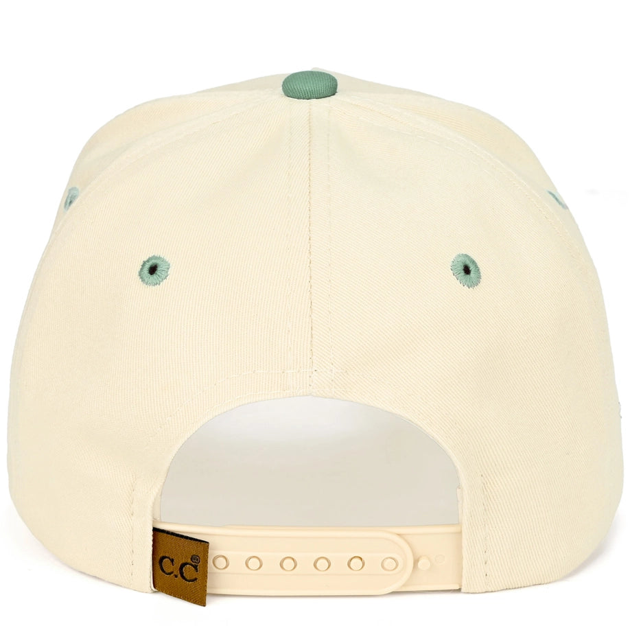 C.C Mama Letter Embroidered Snapback Trucker Hat