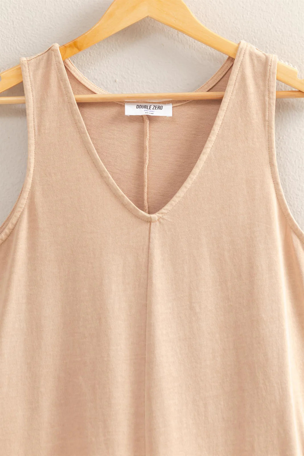 Cotton Romper ( Taupe )