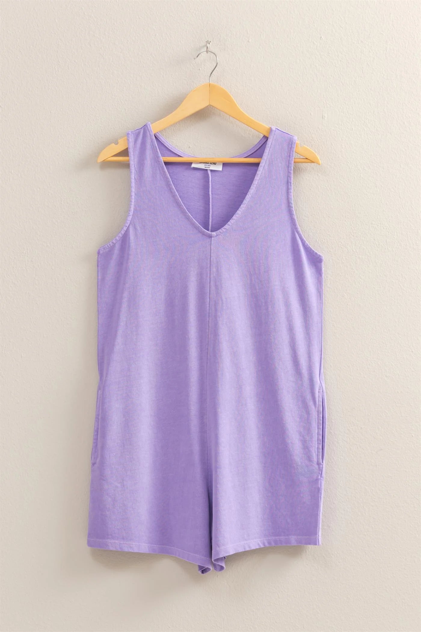Cotton Romper ( Lavender)