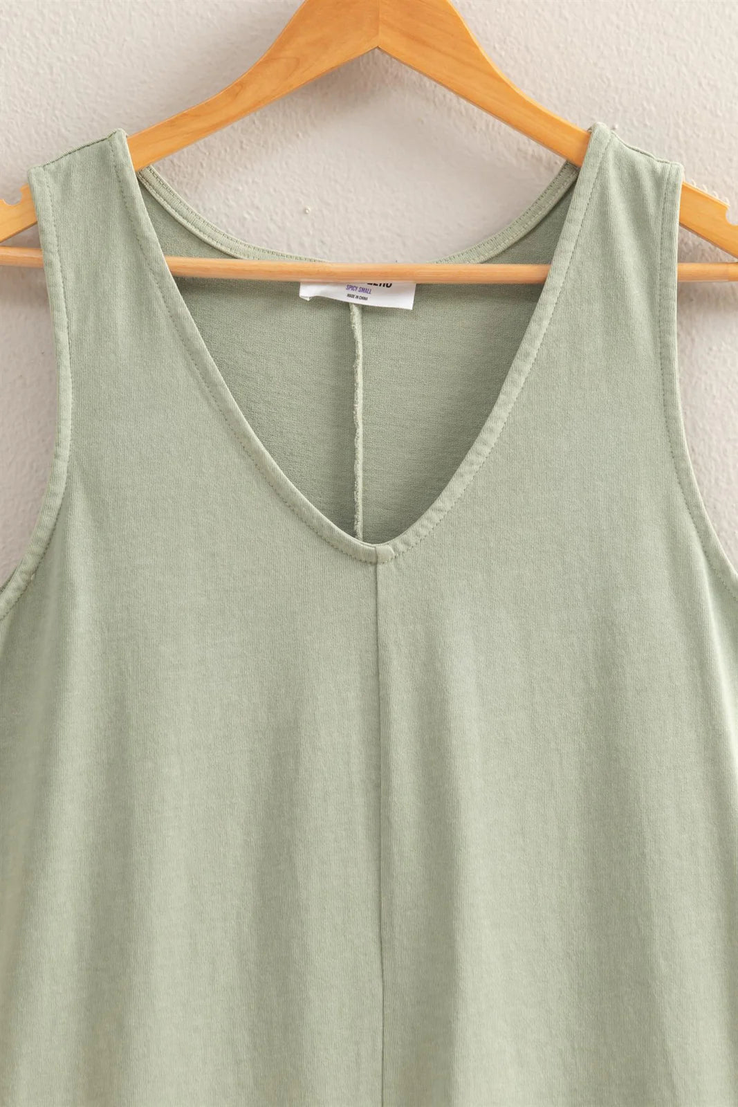 Cotton Romper ( Sage)