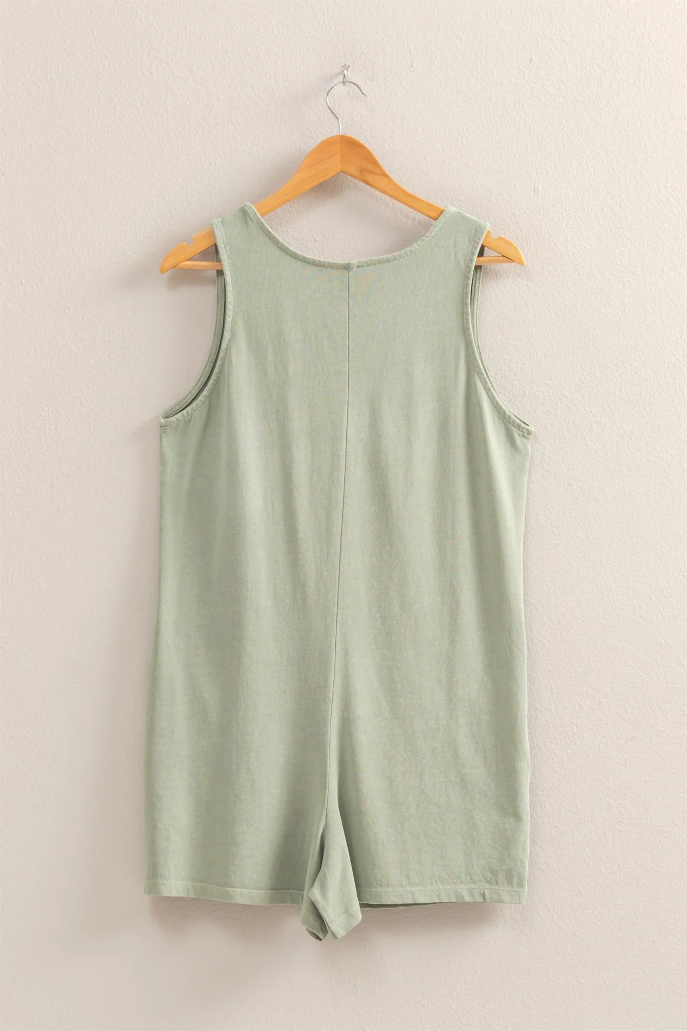 Cotton Romper ( Sage)
