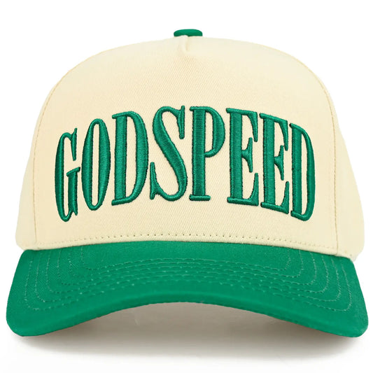 C.C Godspeed Letter Embroidery Trucker Cap