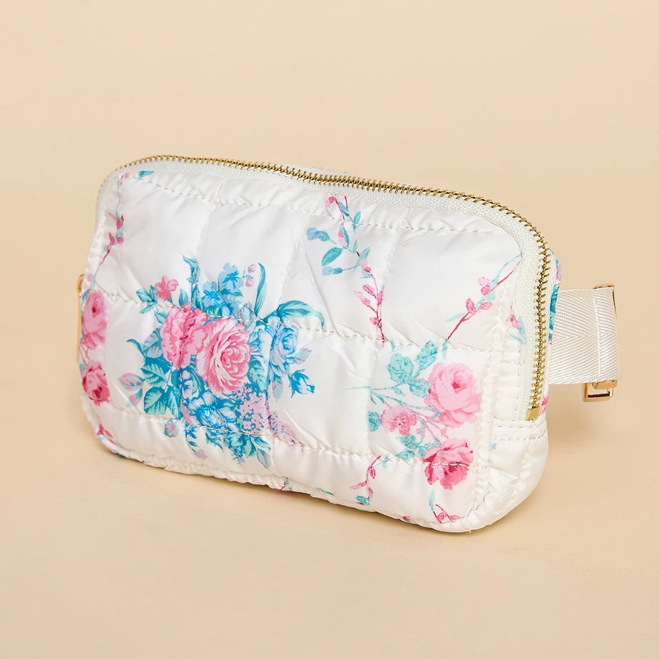 Floral Fanny Quilted Pack