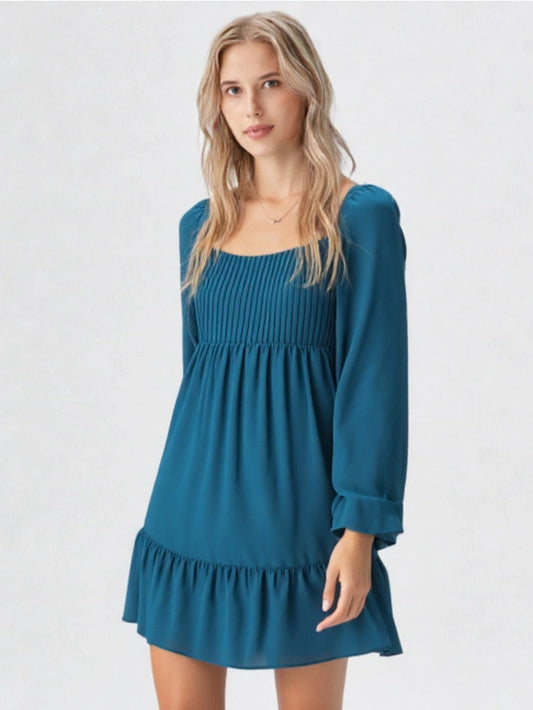 Backless Holiday Party Mini Dress