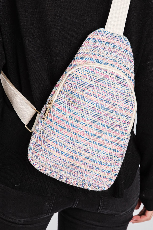 Aztec Pattern Sling Bag