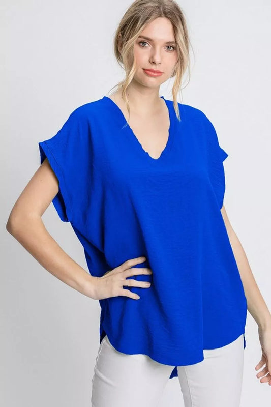 Cobalt Dolman Top