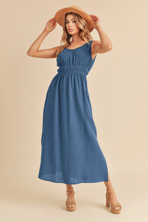 Darci Dress - Azure Blue