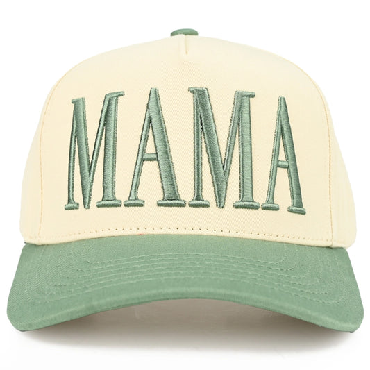 C.C Mama Letter Embroidered Snapback Trucker Hat