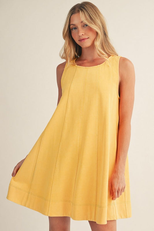 Butter Yellow Thread Dress