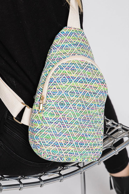 Aztec Pattern Sling Bag