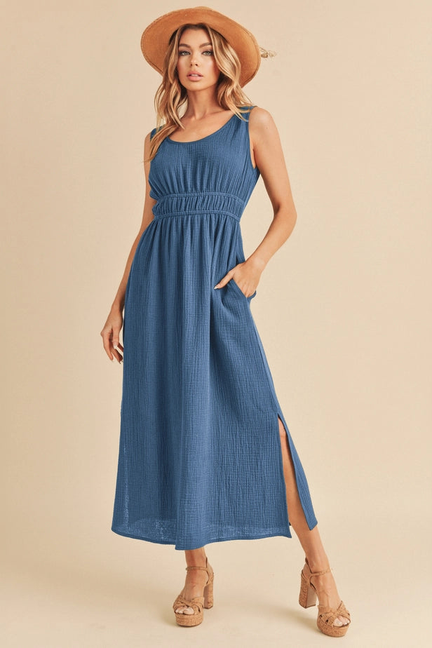 Darci Dress - Azure Blue