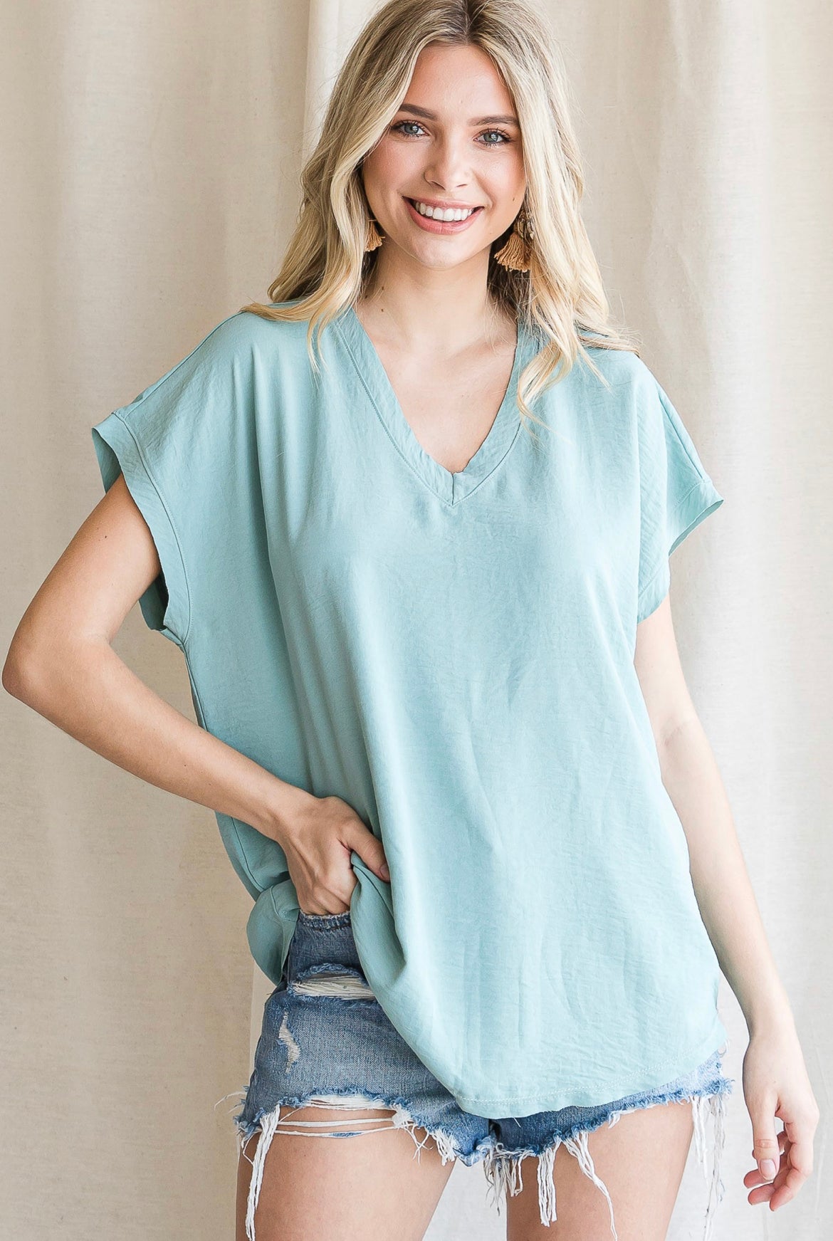 Aloe Dolman Top