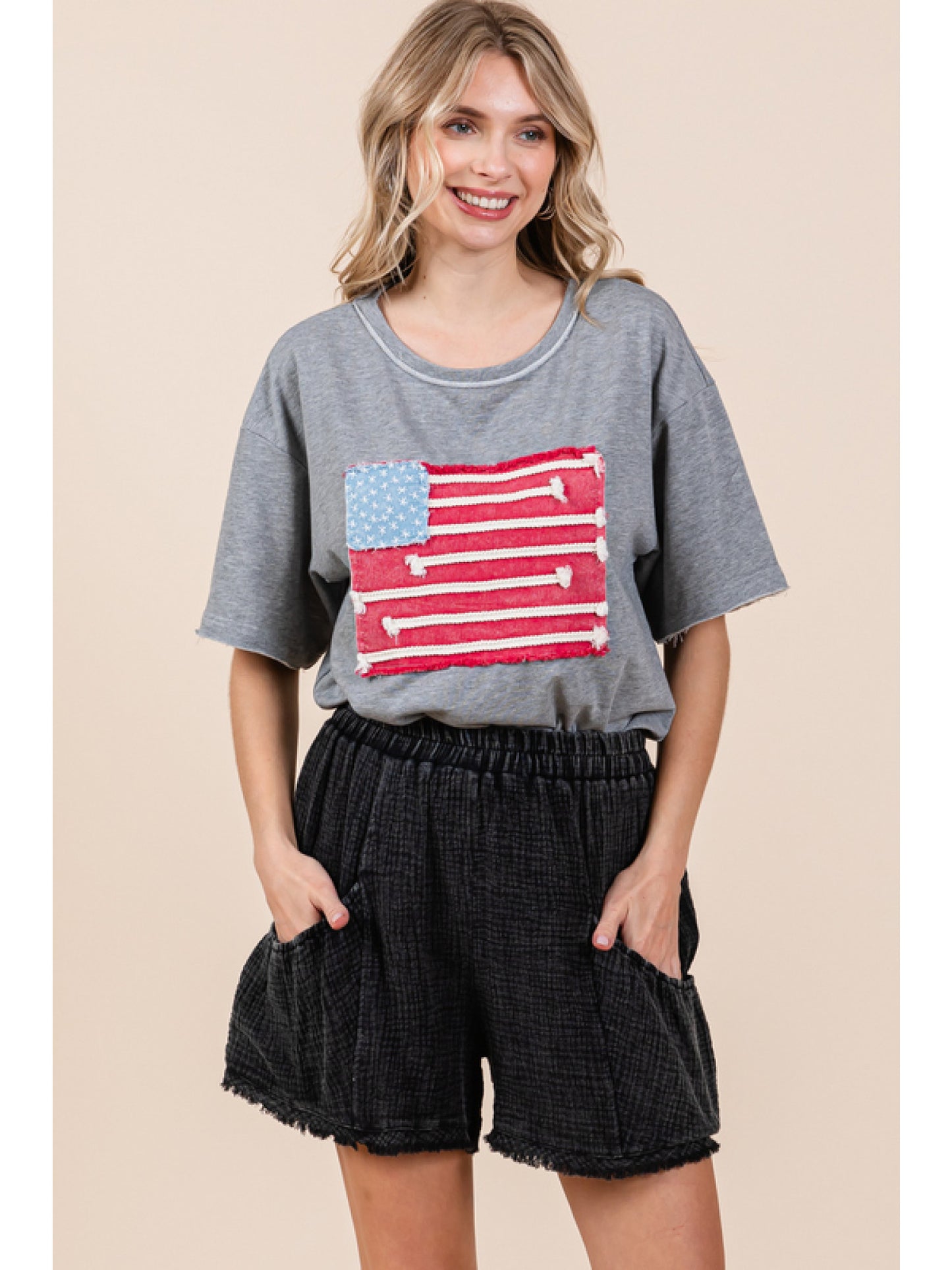 Black Gauze Shorts